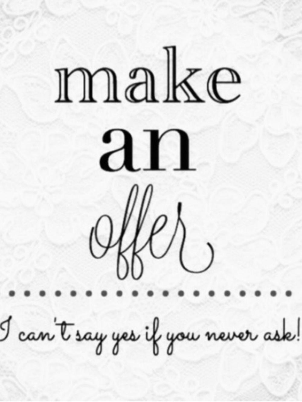 🛍️ OPEN TO OFFERS 🛍️

    🎉Make An Offer 🎉